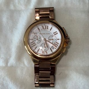 Rose gold Michael kors watch